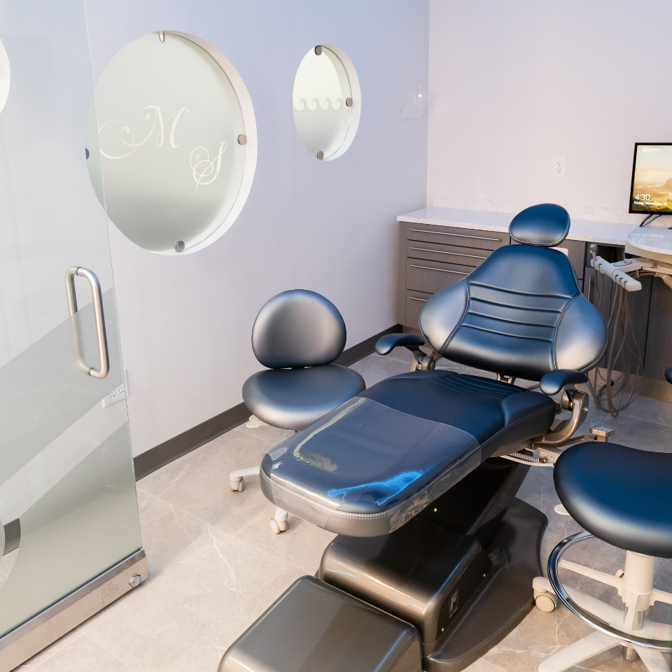 A chair in a room.