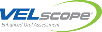 VELscope logo with the tagline "Enhanced Oral Assessment"