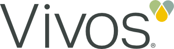 Vivos logo with heart-shaped icon